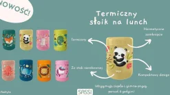 Lunchboxy|Przechowywanie Jedzenia | SASSI Termos obiadowy dla dzieci 350ml - Panda