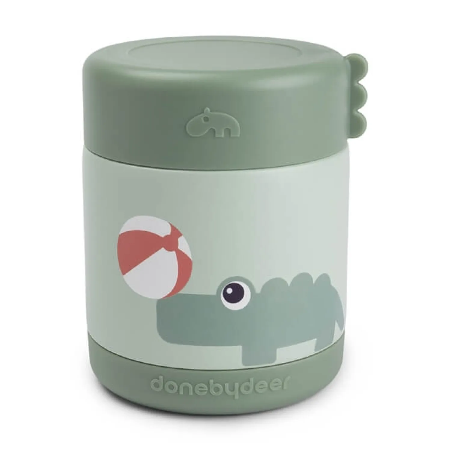 Przechowywanie Jedzenia|Przydatne Akcesoria | Done by Deer Termos obiadowy dla dziecka 300ml Playground Green