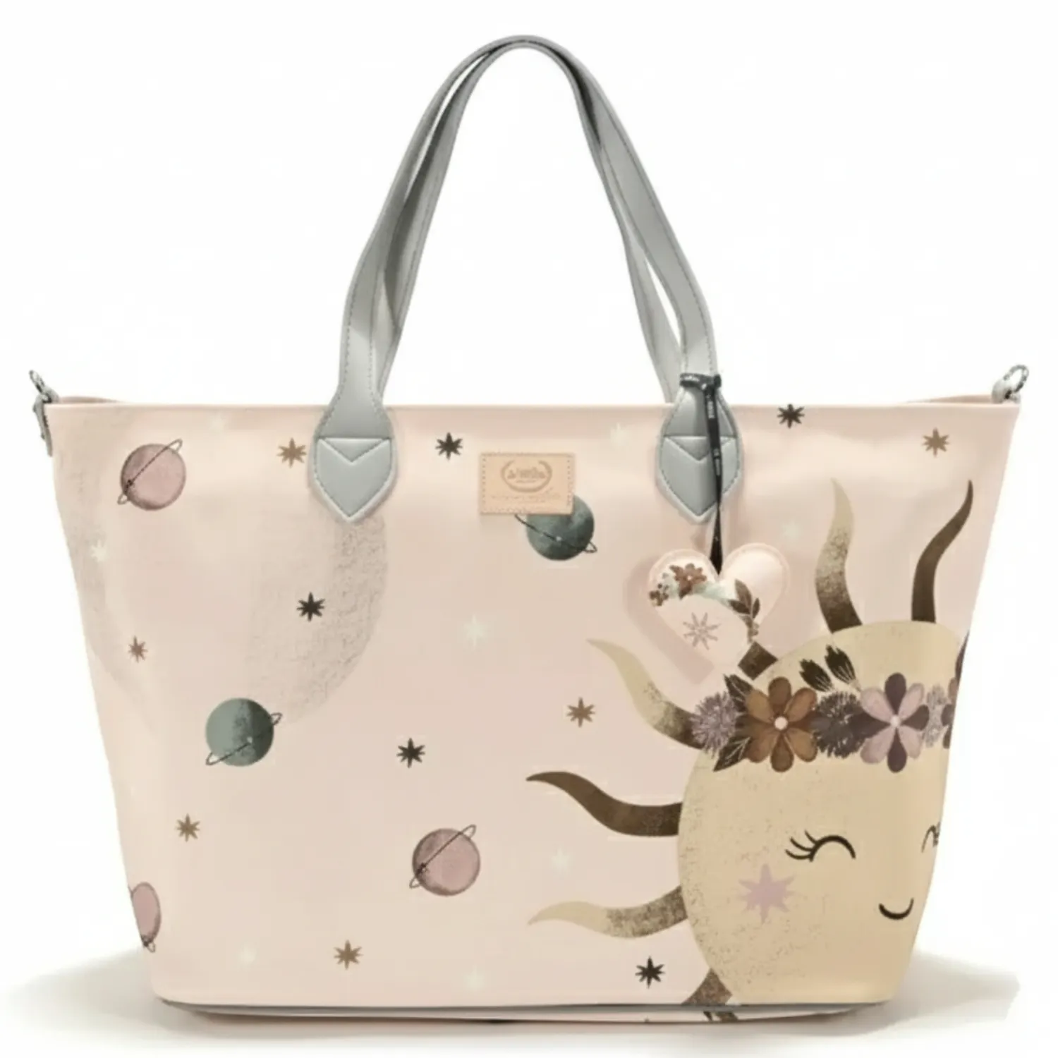 Torby I Plecaki Do Wózka|Torby I Plecaki Do Wózka | La Millou Torba dla mamy M - FEERIA PREMIUM ZIP - FLY ME TO THE MOON NUDE
