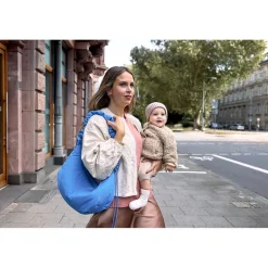 Torba dla mamy z akcesoriami Lunua Bum Bag - blue