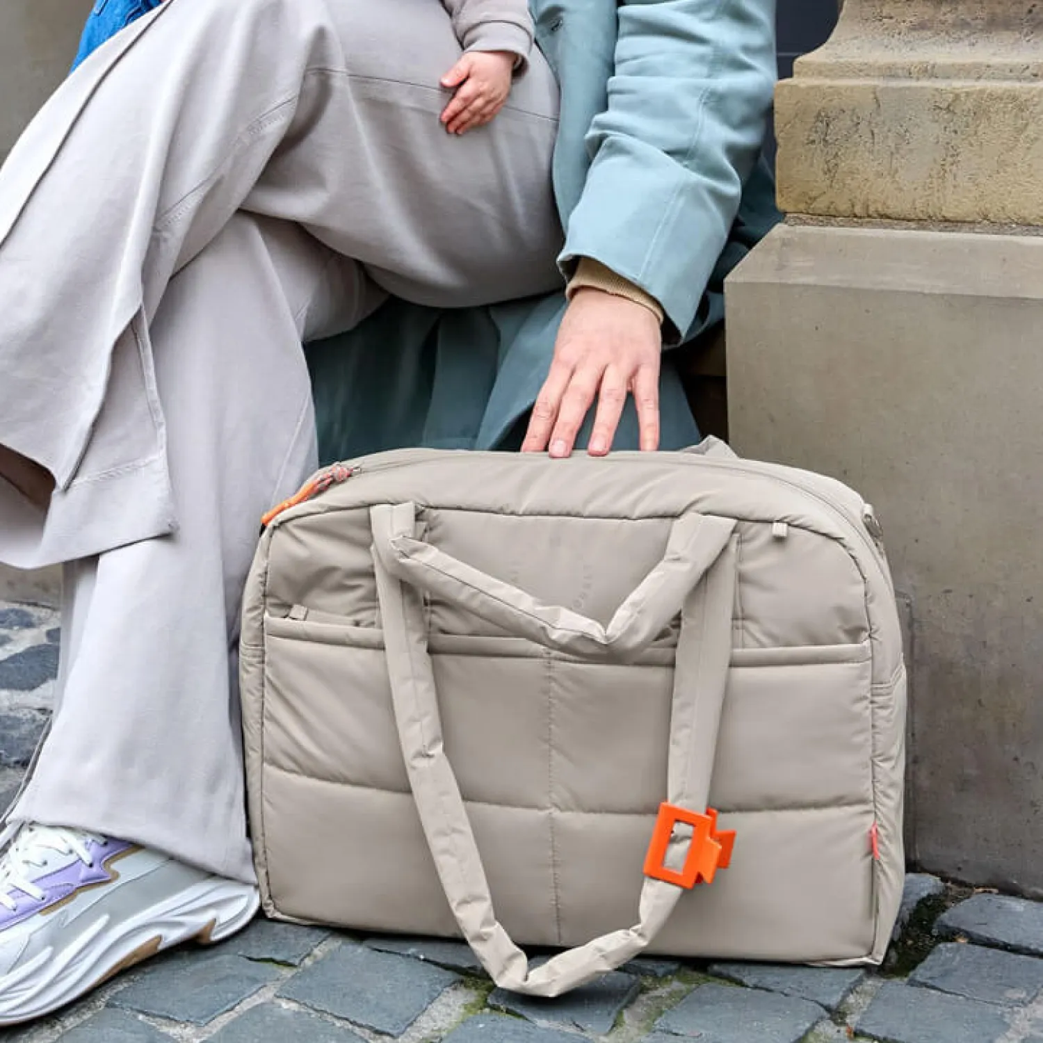 Torby I Plecaki Do Wózka|Torby I Plecaki Do Wózka | Lassig Torba dla mam z akcesoriami Everyday beige