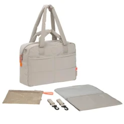 Torby I Plecaki Do Wózka|Torby I Plecaki Do Wózka | Lassig Torba dla mam z akcesoriami Everyday beige