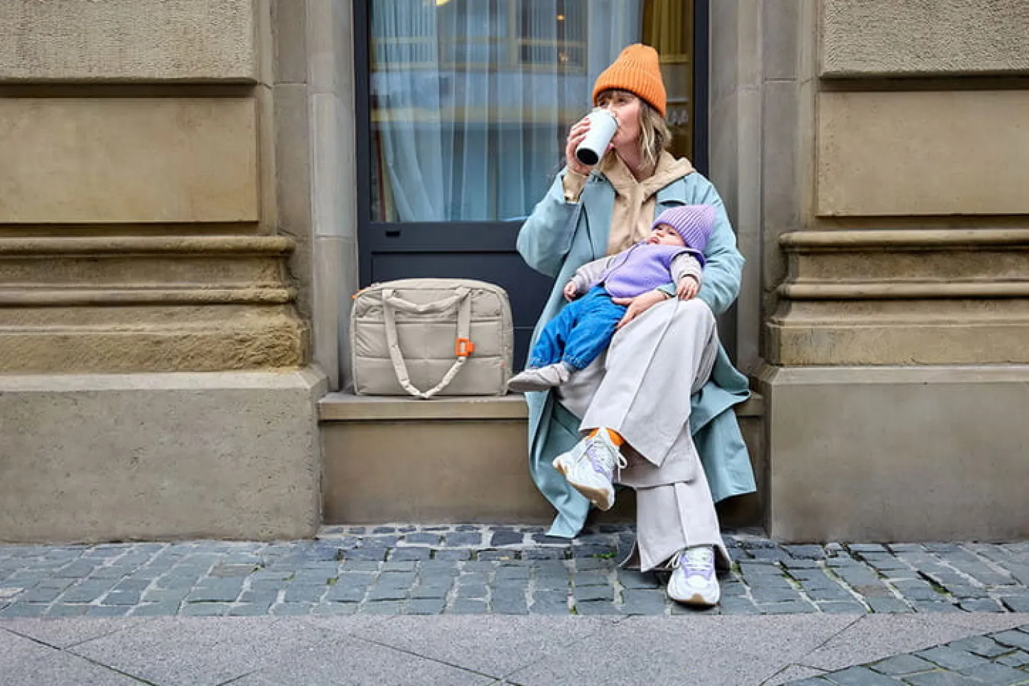 Torby I Plecaki Do Wózka|Torby I Plecaki Do Wózka | Lassig Torba dla mam z akcesoriami Everyday beige
