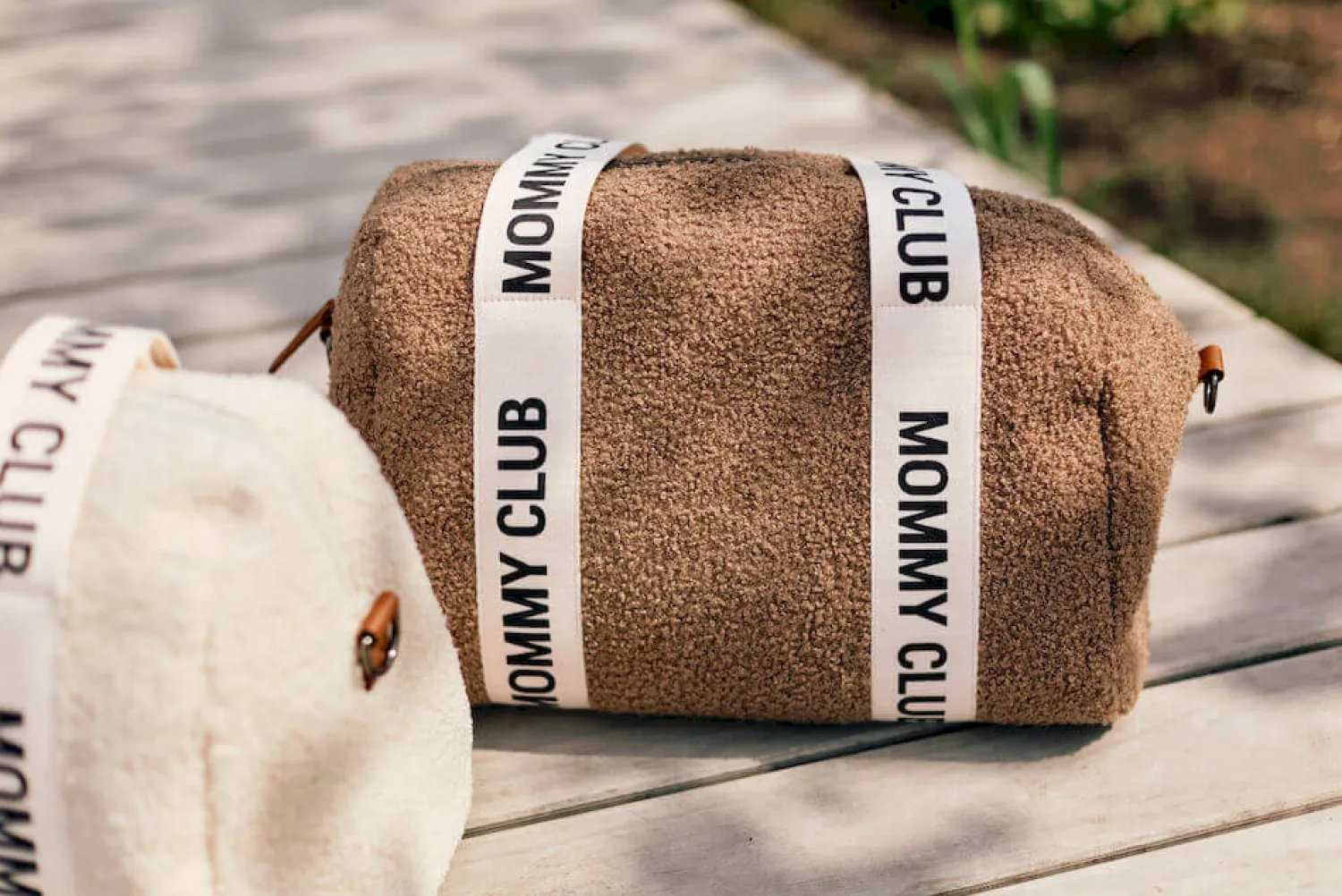 Torby I Plecaki Do Wózka|Torby I Plecaki Do Wózka | Childhome Torba do wózka Mommy Club Signature Teddy Soft brown