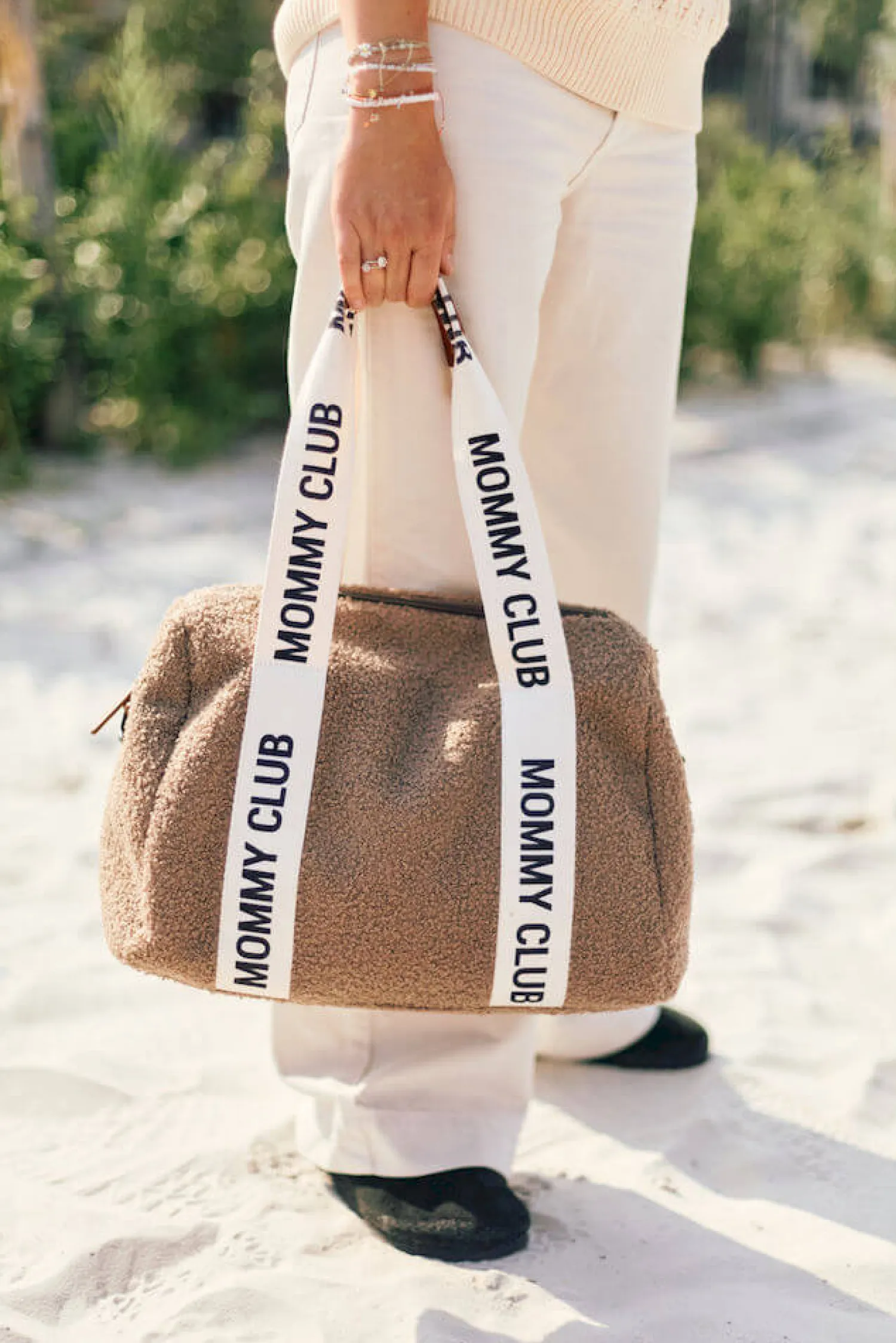 Torby I Plecaki Do Wózka|Torby I Plecaki Do Wózka | Childhome Torba do wózka Mommy Club Signature Teddy Soft brown