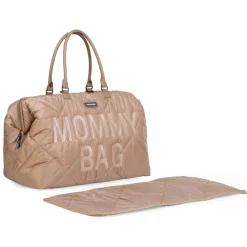 Torby I Plecaki Do Wózka|Torby I Plecaki Do Wózka | Childhome Torba Mommy Bag Pikowana Beżowa