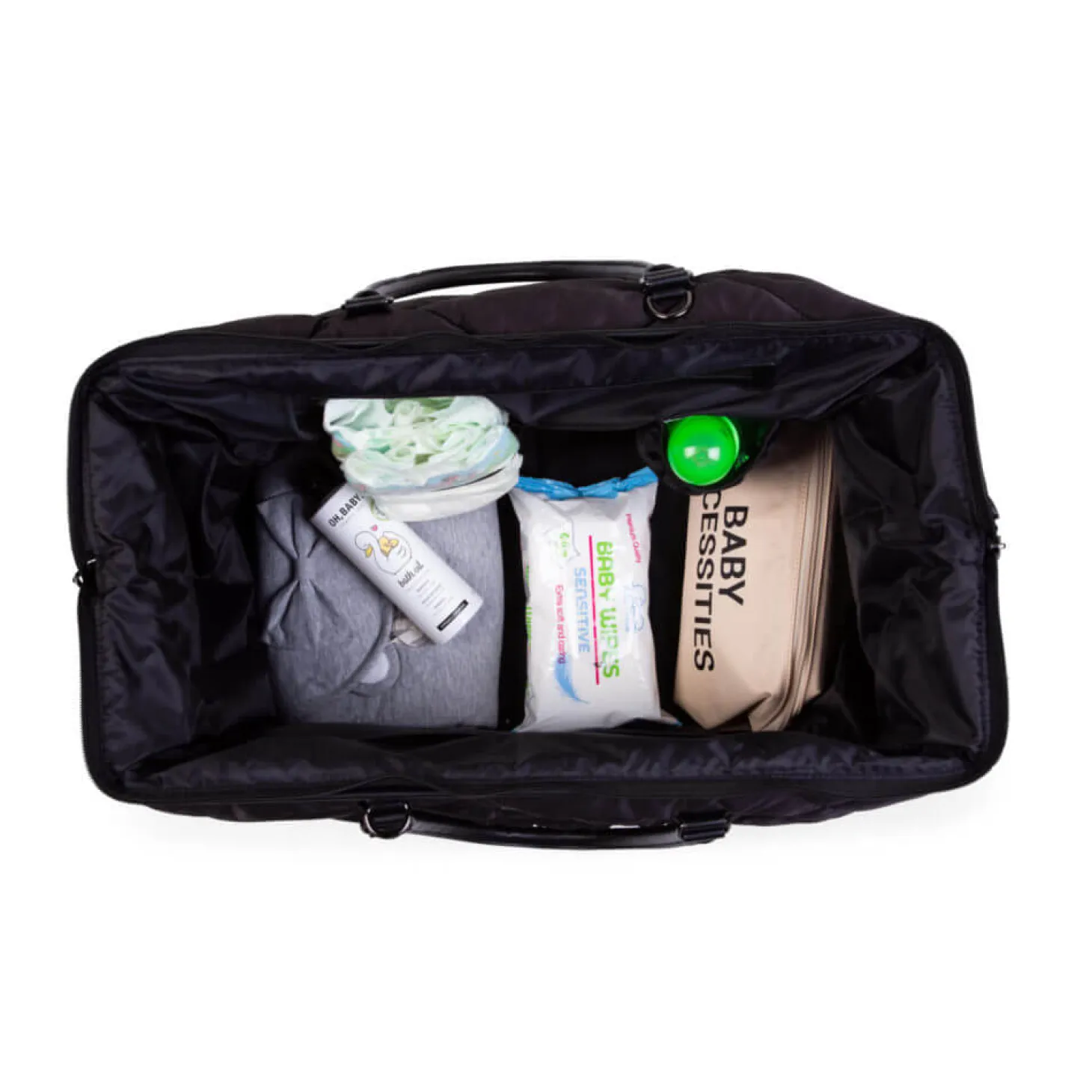Torba Mommy Bag Pikowana Czarna