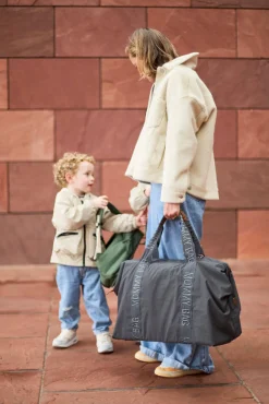 Torby I Plecaki Do Wózka|Torby I Plecaki Do Wózka | Childhome Torba Mommy bag Signature Urban Dark Grey