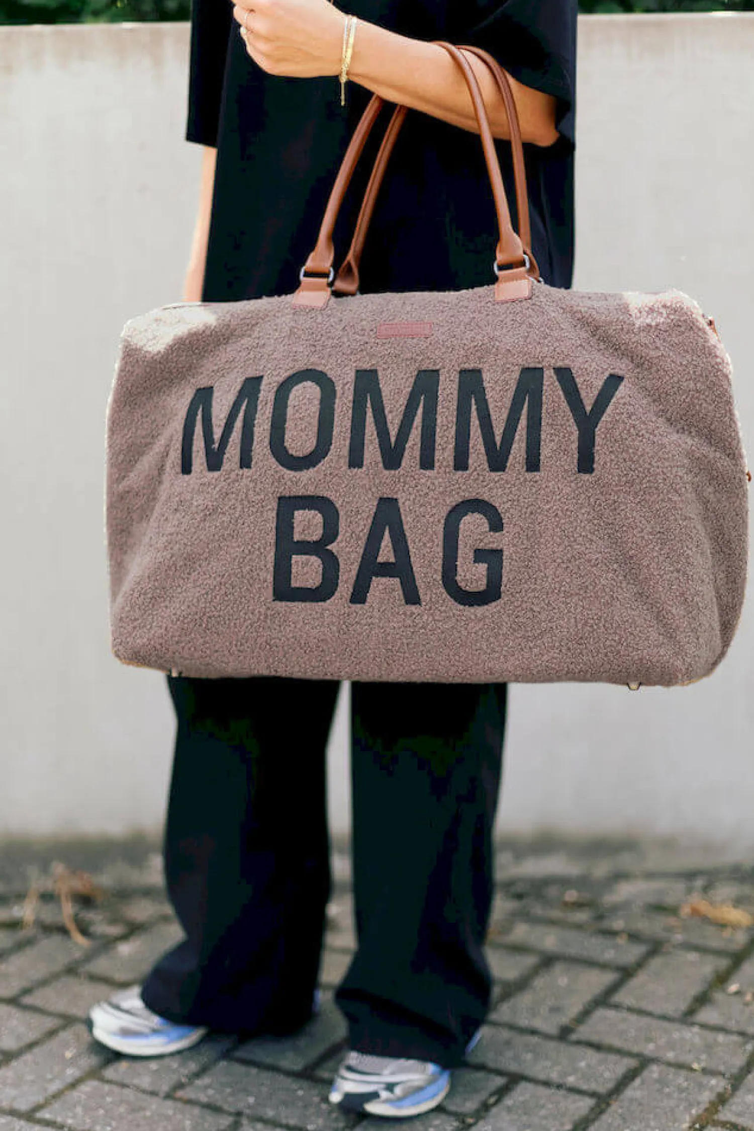 Torby I Plecaki Do Wózka|Torby I Plecaki Do Wózka | Childhome Torba Mommy Bag Teddy Soft Brown