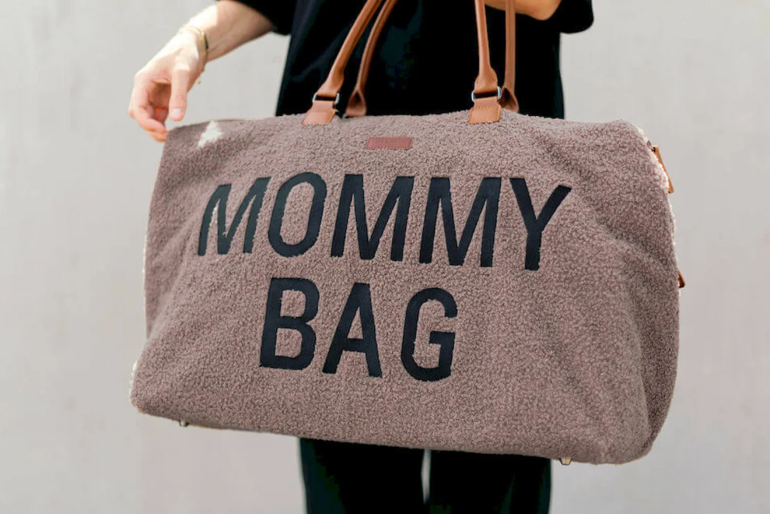 Torby I Plecaki Do Wózka|Torby I Plecaki Do Wózka | Childhome Torba Mommy Bag Teddy Soft Brown