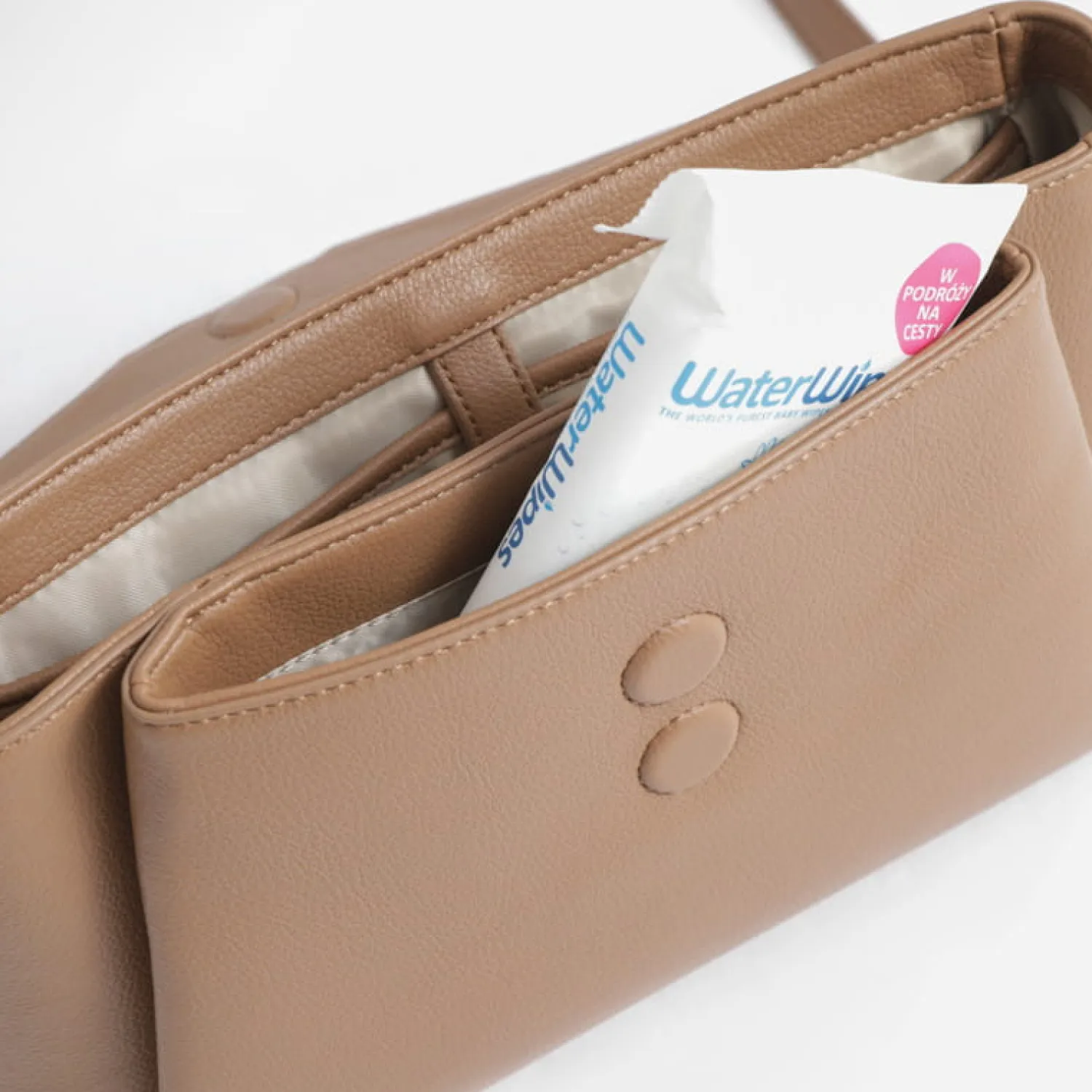 Torby I Plecaki Do Wózka|Torby I Plecaki Do Wózka | Joissy Torebka crossbody i organizer do wózka 2w1 MIDI blush beige