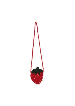 Plecaki I Torebki Dziecięce|Plecaki I Torebki Dziecięce | Konges slojd Torebka dziecięca koralikowa - Strawberry Rio Red