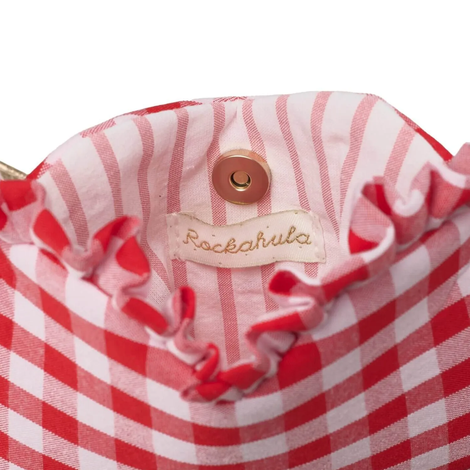 Plecaki I Torebki Dziecięce | Rockahula Kids Torebka Gingham Ruffle Love Heart