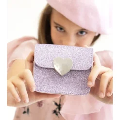 Torebka na ramię MINI LOVE - fioletowa