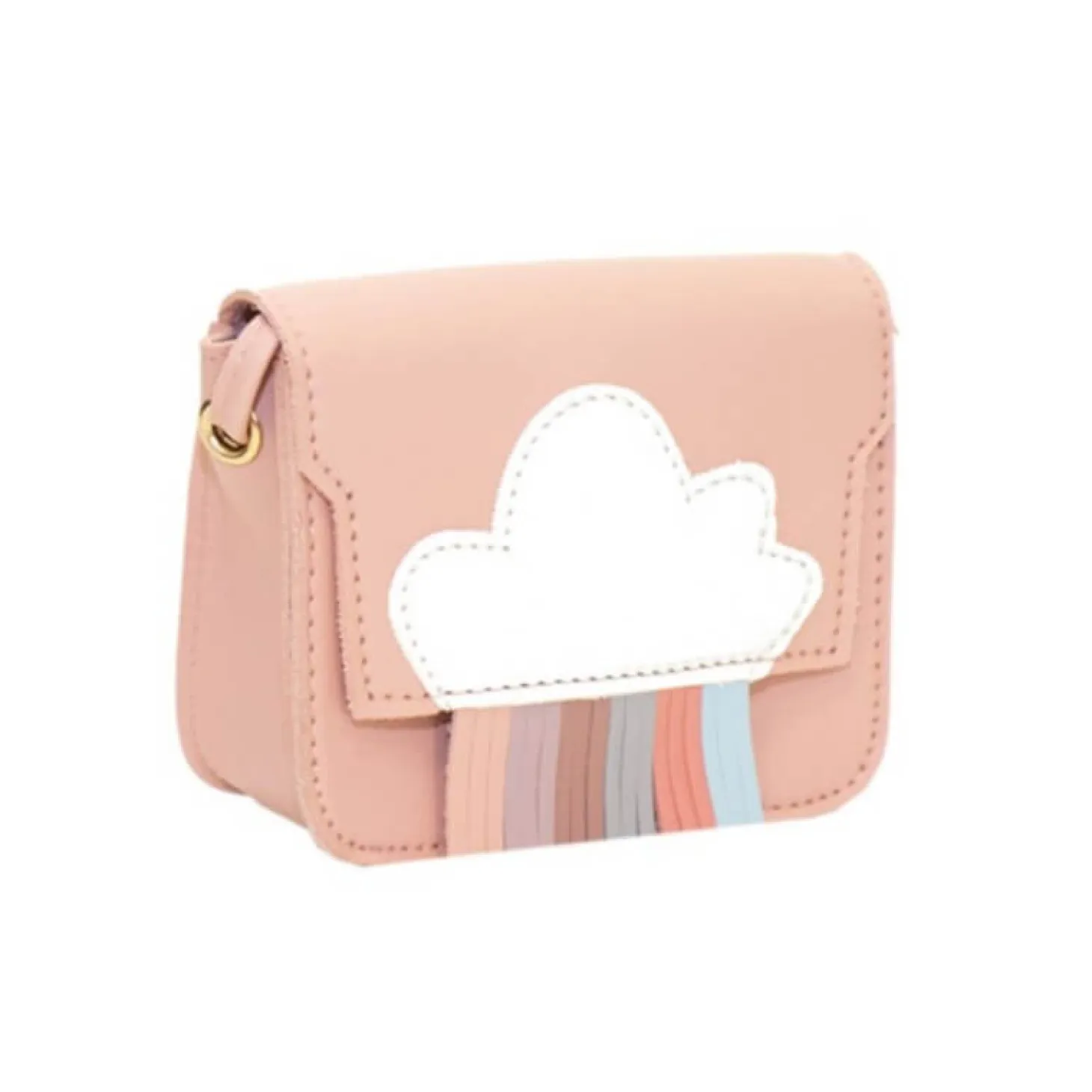 Torebka na ramię RAINBOW MINI - różowa