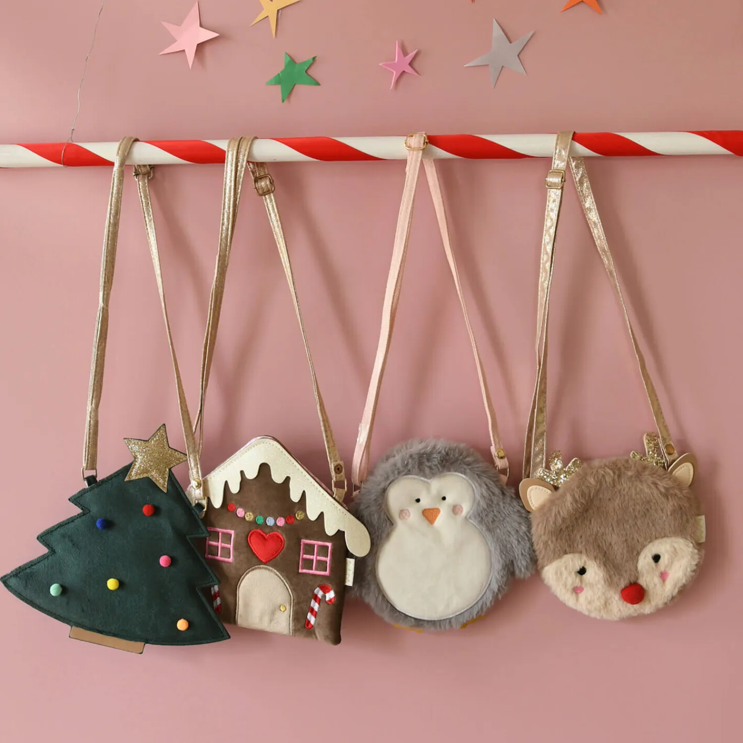 Plecaki I Torebki Dziecięce | Rockahula Kids Torebka Velvet Christmas Tree