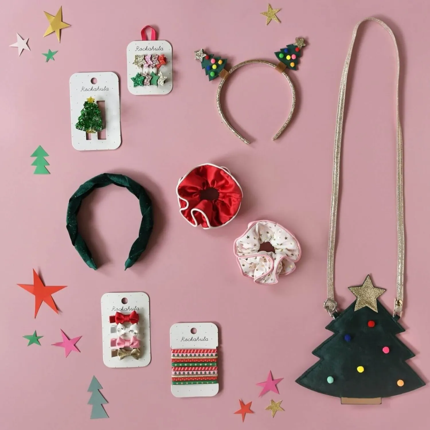Plecaki I Torebki Dziecięce | Rockahula Kids Torebka Velvet Christmas Tree