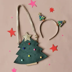 Plecaki I Torebki Dziecięce | Rockahula Kids Torebka Velvet Christmas Tree