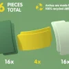 8 Lat+|7 Lat+ | WayToPlay Tory do układania Arches - Creator Set, 36 el.