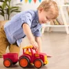 2 Lata +|12M+ | Wonder Wheels TRAKTOR z PRZYCZEPKĄ – Tractor