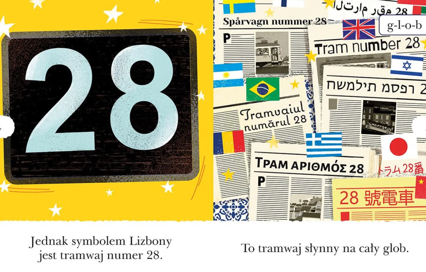 Tramwaj numer 28. Czytam sobie. Poziom 1