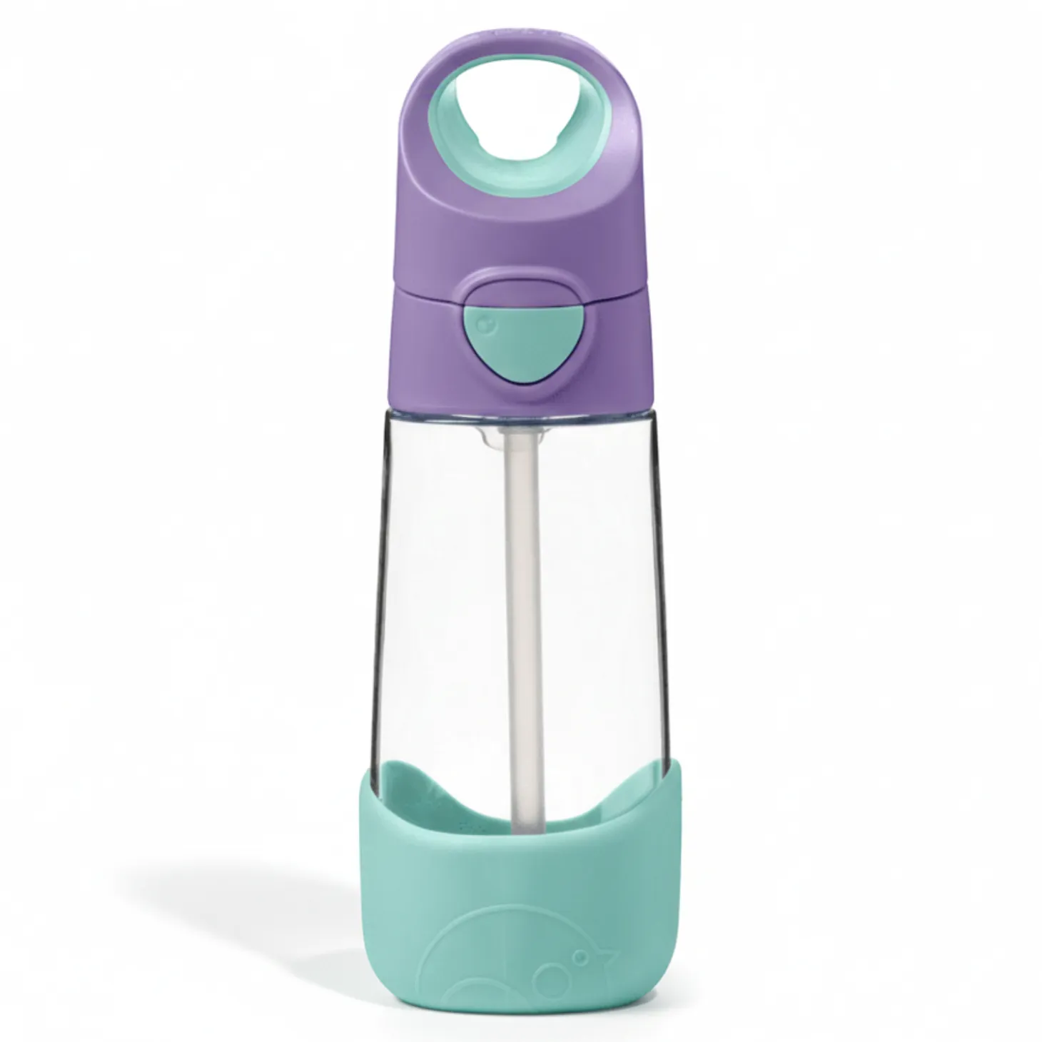 Tritanowa butelka ze słomką 450ml Lilac Pop