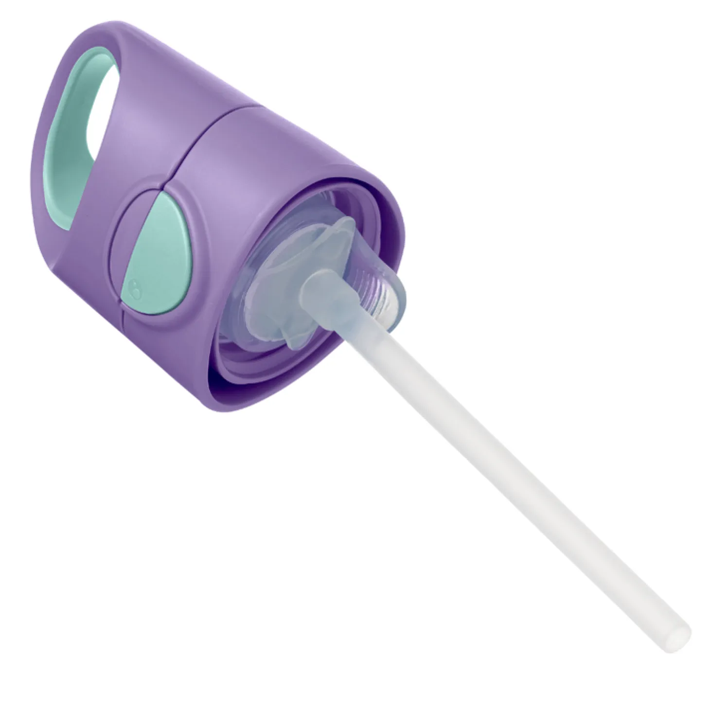 Tritanowa butelka ze słomką 450ml Lilac Pop