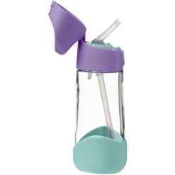 Tritanowa butelka ze słomką 450ml Lilac Pop