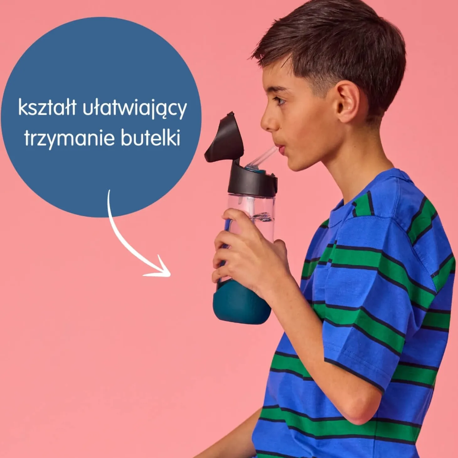 Tritanowa butelka ze słomką Night Vision