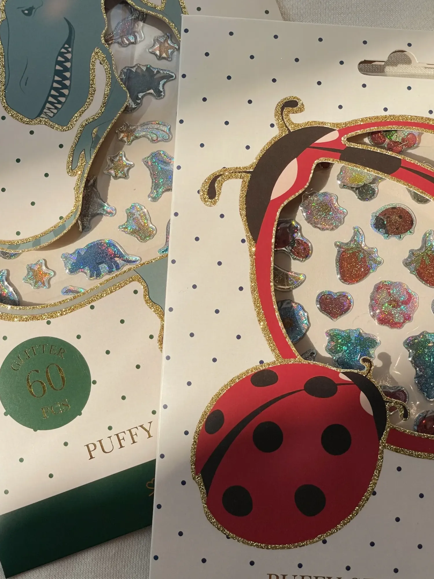 Idealne W Podróży|6 Lat+ | Konges slojd Trójwymiarowe naklejki - ladybug