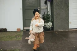 Na Główkę | Looks by LUKS Turban Velvet Black Diamond 0-6m