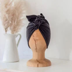 Na Główkę | Looks by LUKS Turban Velvet Dark Grey