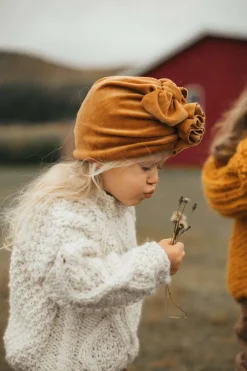 Na Główkę | Looks by LUKS Turban Velvet Golden Ochre