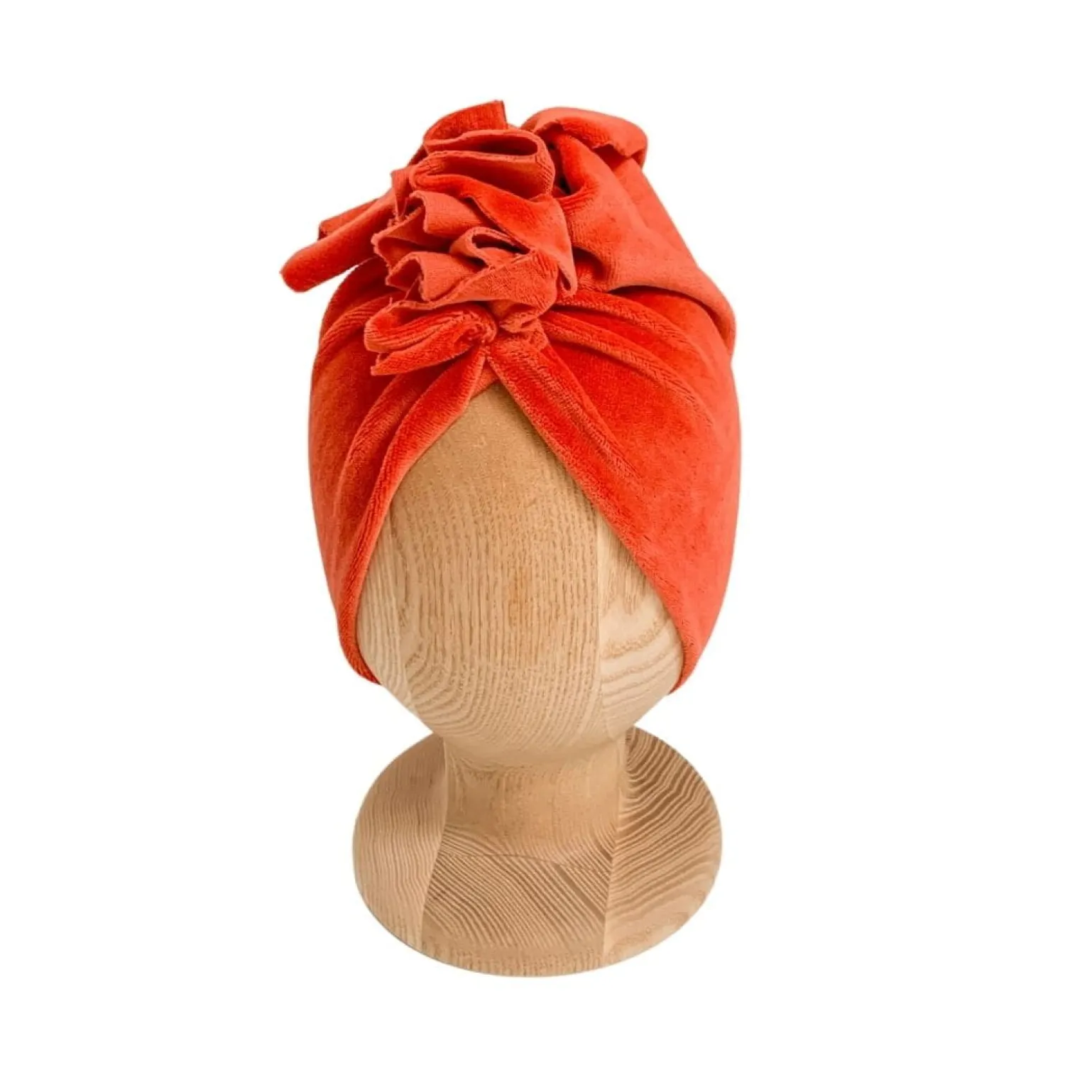 Na Główkę | Looks by LUKS Turban Velvet Red Rust