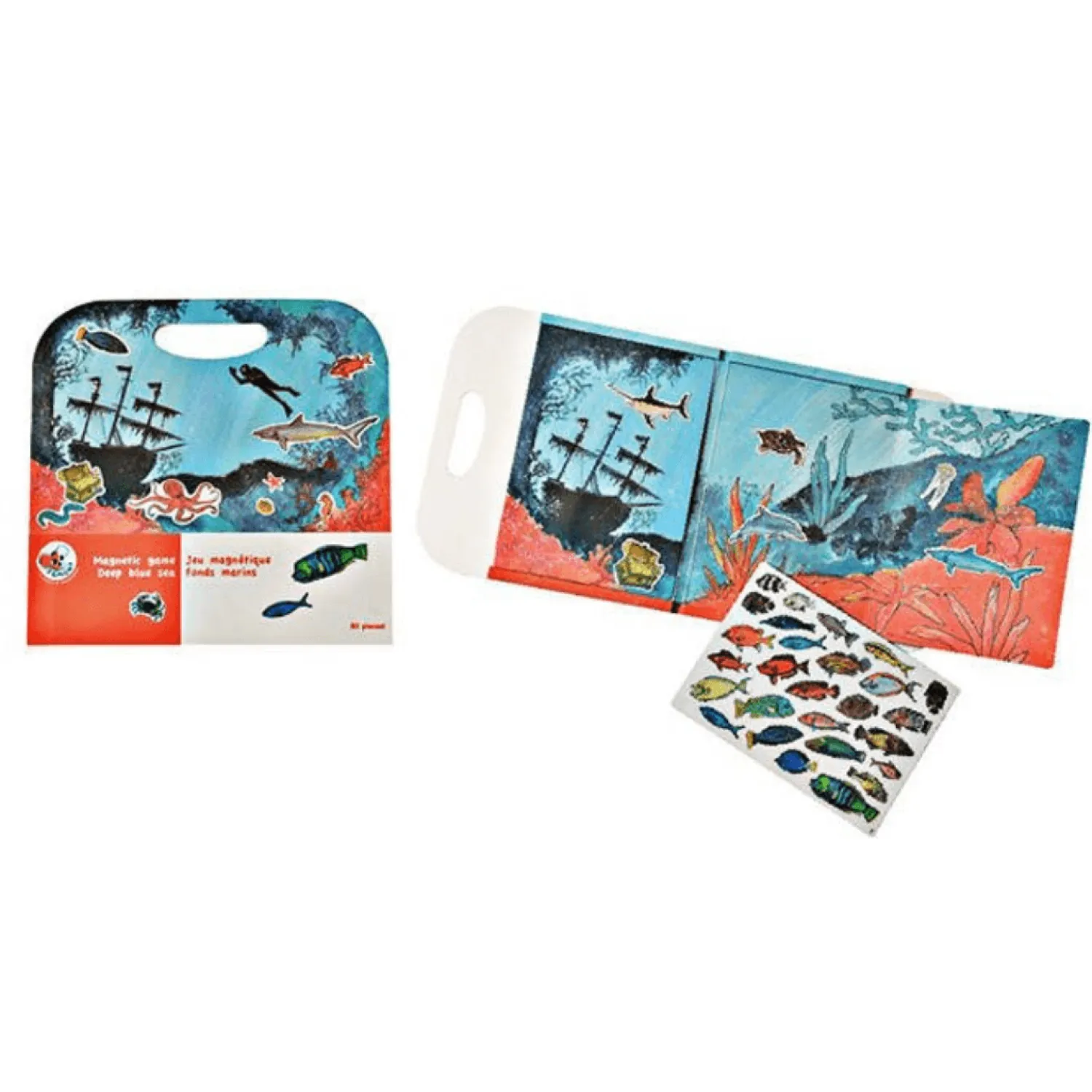 Idealne W Podróży|Magnetyczne | Egmont Toys Układanka - gra magnetyczna, Morze