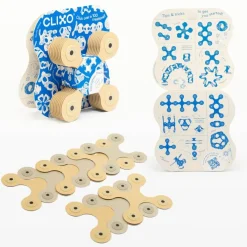 Układanka magnetyczna CLIXO Designer Pack, beżowo-szary