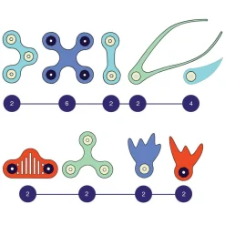 Idealne W Podróży|6 Lat+ | CLIXO Układanka magnetyczna Ocean Creatures