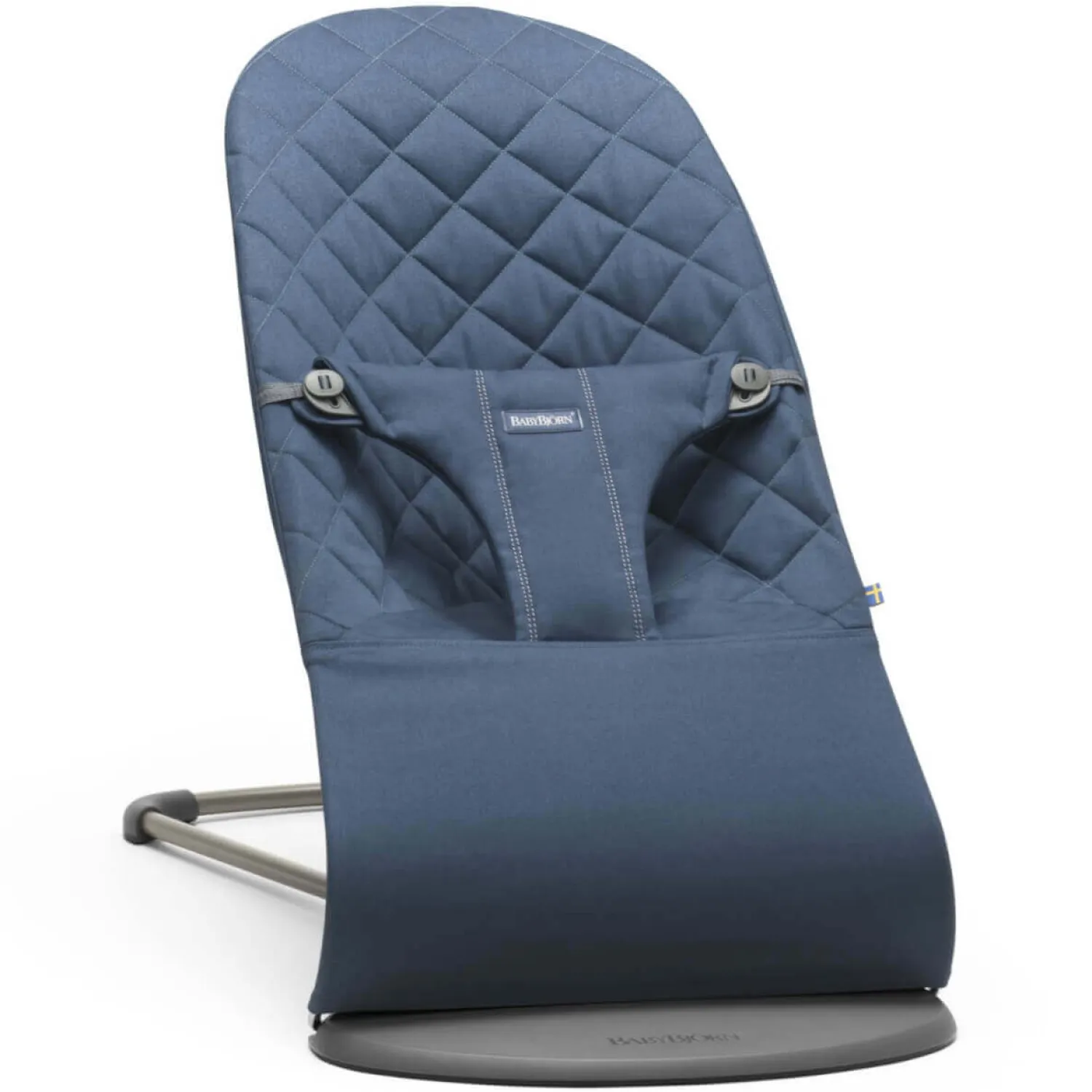 Bujaczki I Leżaczki|Foteliki I Pufy | BabyBjorn USZKODZONE OPAKOWANIE: - leżaczek BLISS COTTON, Midnight blue