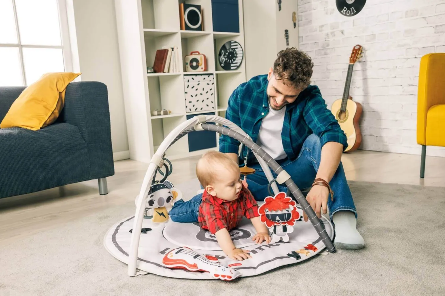 Maty Edukacyjne|Maty Edukacyjne | Tiny Love USZKODZONE OPAKOWANIE: Gimnastyka, mata edukacyjna z pałąkami - Tiny Rockers