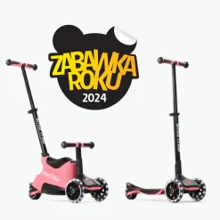 12M+|6 Lat+ | smarTrike USZKODZONE OPAKOWANIE: Hulajnoga 4w1 Xtend Scooter + Ride-on, Salmon Pink