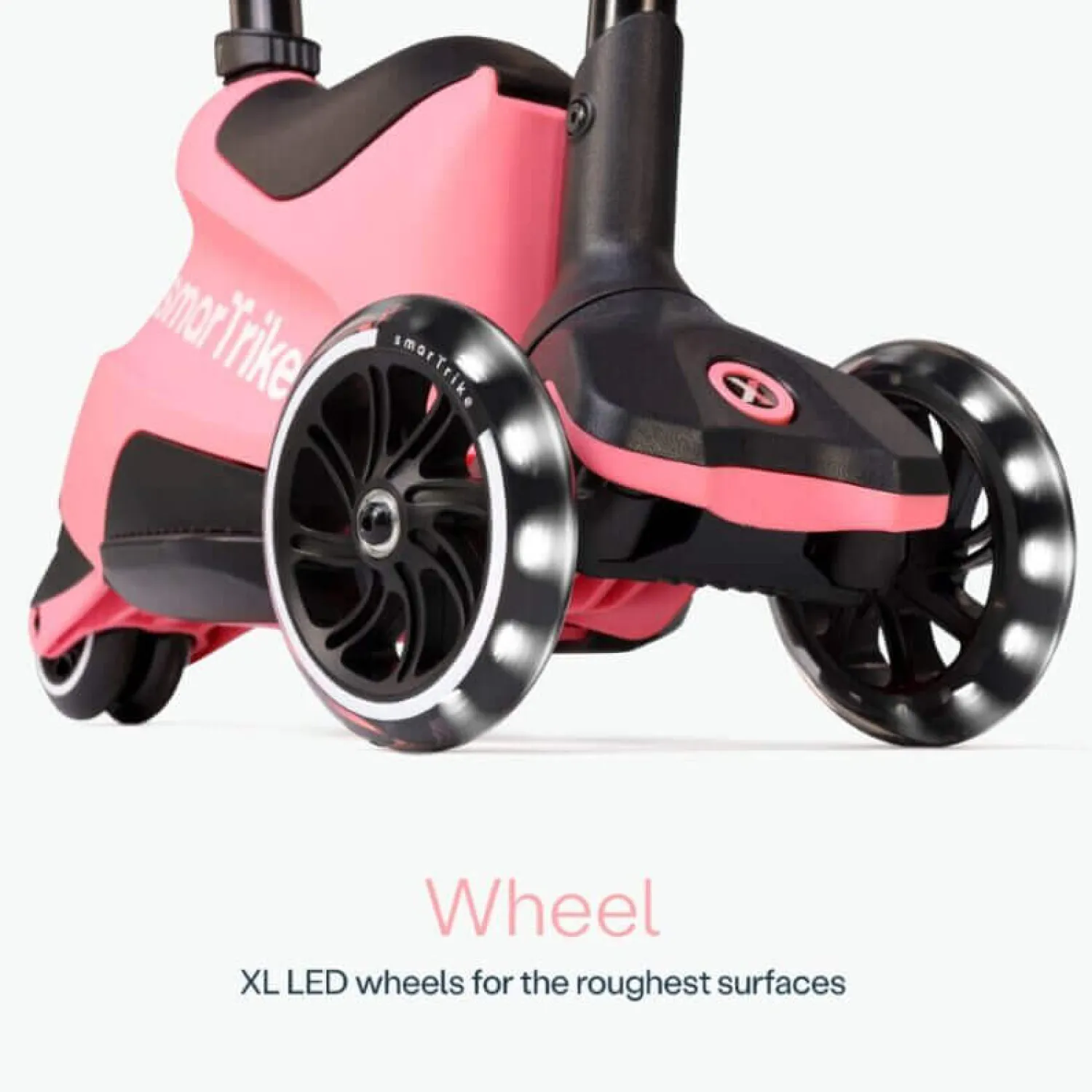 12M+|6 Lat+ | smarTrike USZKODZONE OPAKOWANIE: Hulajnoga 4w1 Xtend Scooter + Ride-on, Salmon Pink