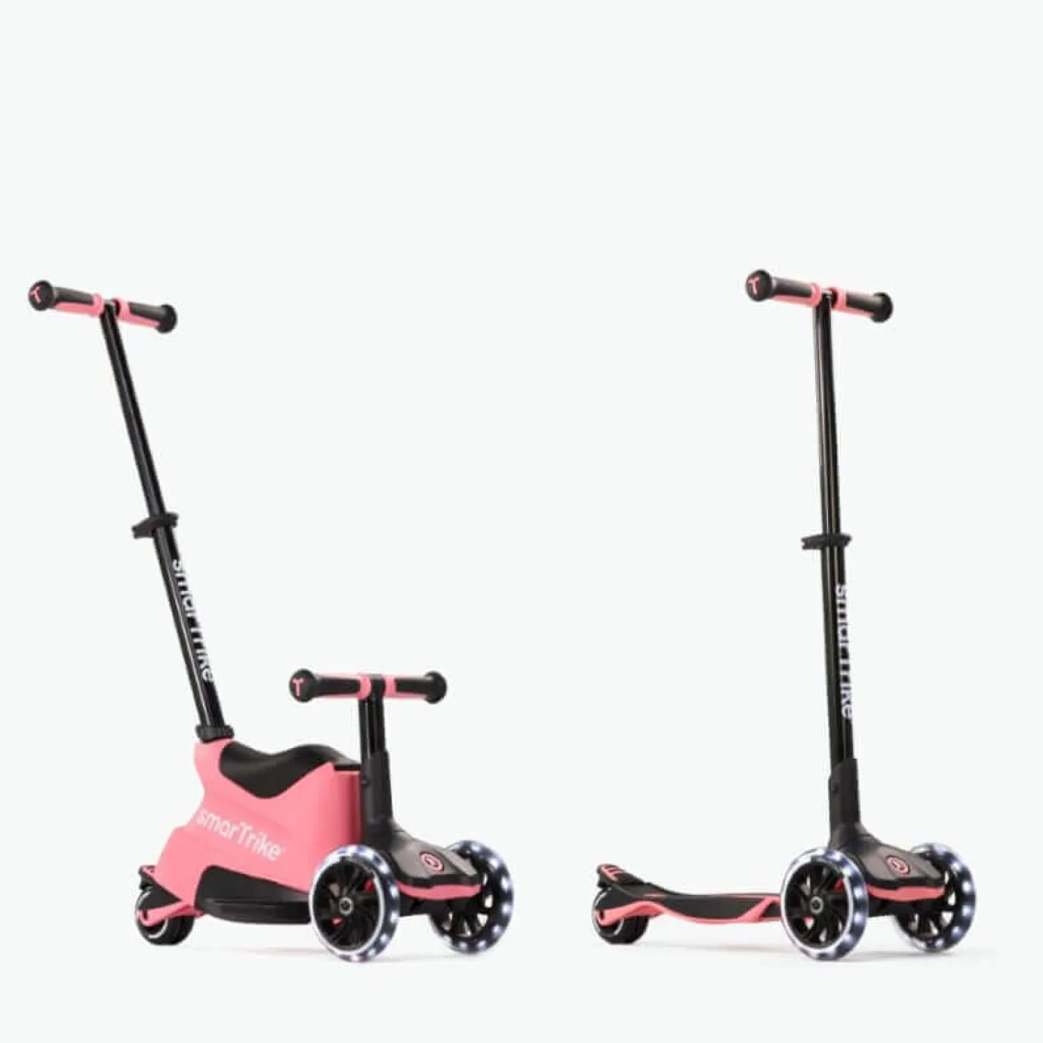 12M+|6 Lat+ | smarTrike USZKODZONE OPAKOWANIE: Hulajnoga 4w1 Xtend Scooter + Ride-on, Salmon Pink