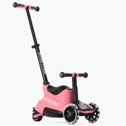 12M+|6 Lat+ | smarTrike USZKODZONE OPAKOWANIE: Hulajnoga 4w1 Xtend Scooter + Ride-on, Salmon Pink
