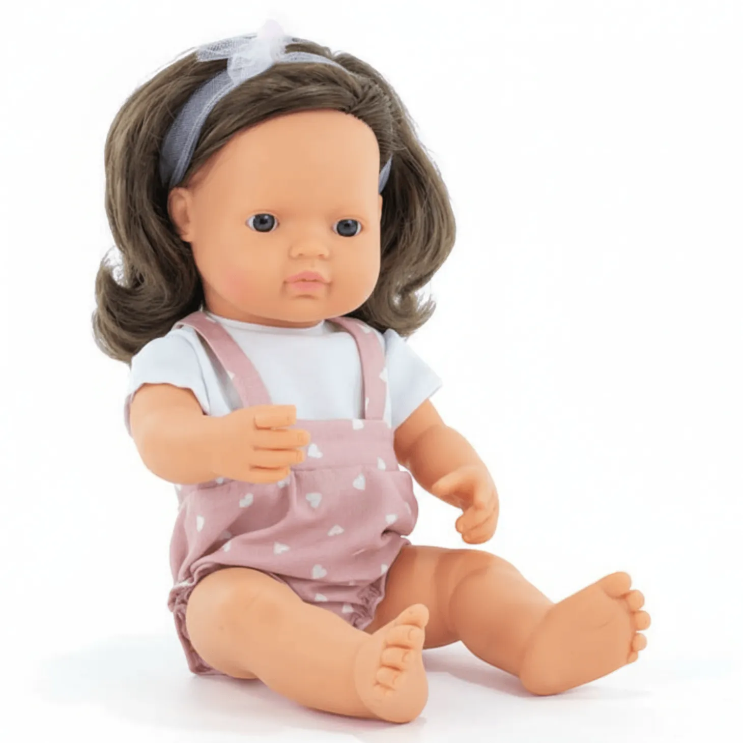 USZKODZONE OPAKOWANIE: Lalka dziewczynka Europejka Brązowe włosy My Friends & Me, 38cm