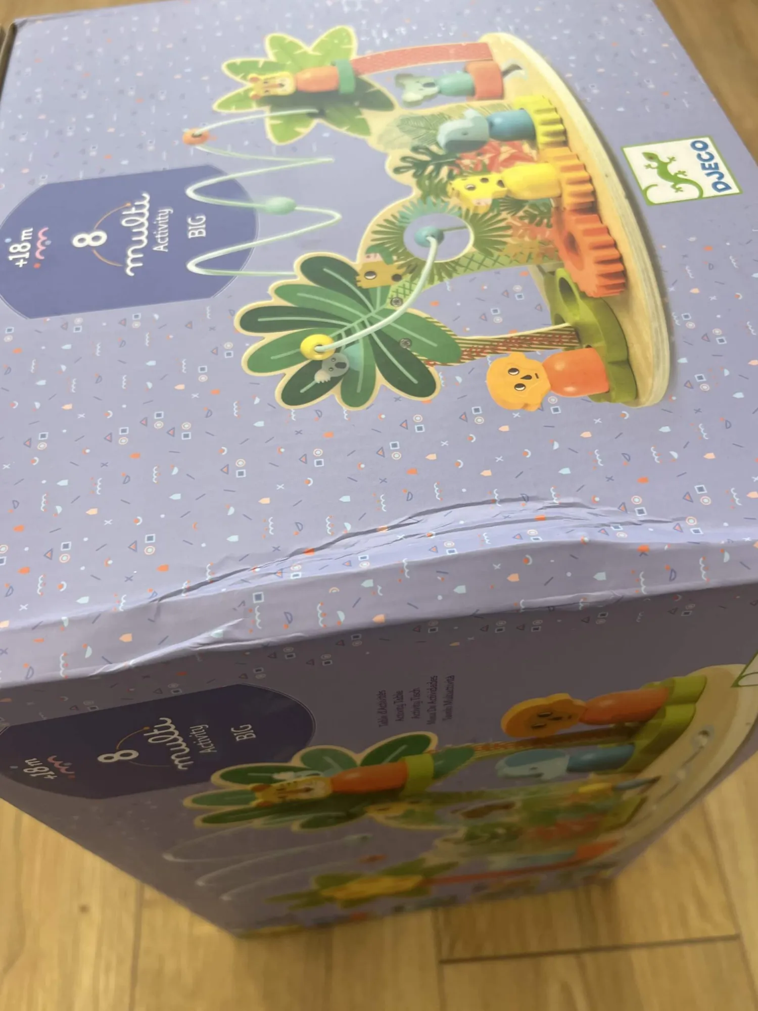 Edukacyjne|Aktywizujące | Djeco USZKODZONE OPAKOWANIE: Zabawka wczesnorozwojowa ZOO, 8 aktywności