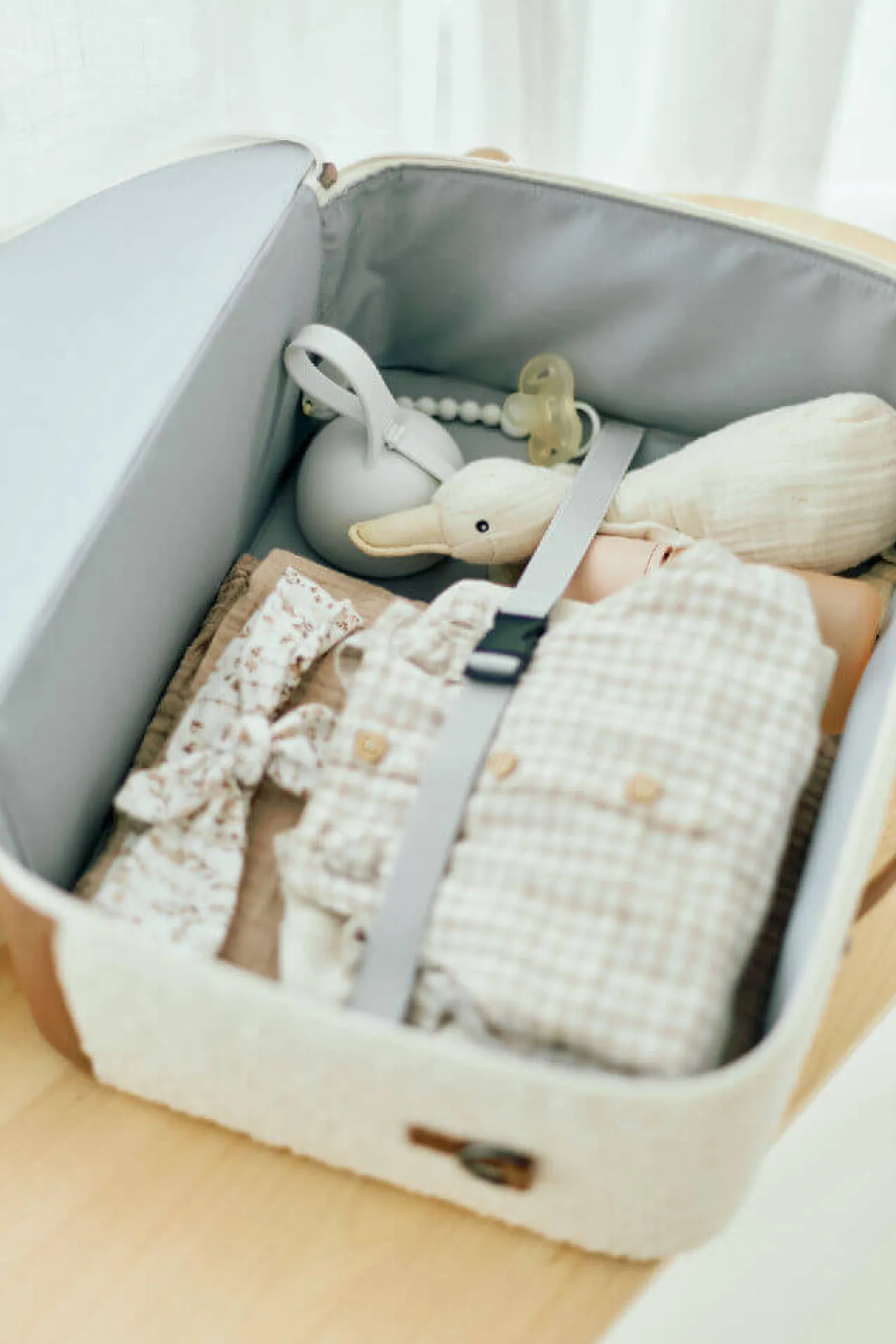 Plecaki I Torebki Dziecięce|Plecaki I Torebki Dziecięce | Childhome Walizka dziecięca Mini Traveller Teddy bear White
