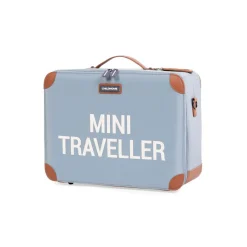 Plecaki I Torebki Dziecięce|Plecaki I Torebki Dziecięce | Childhome Walizka dziecięca Mini Traveller Szary błękit
