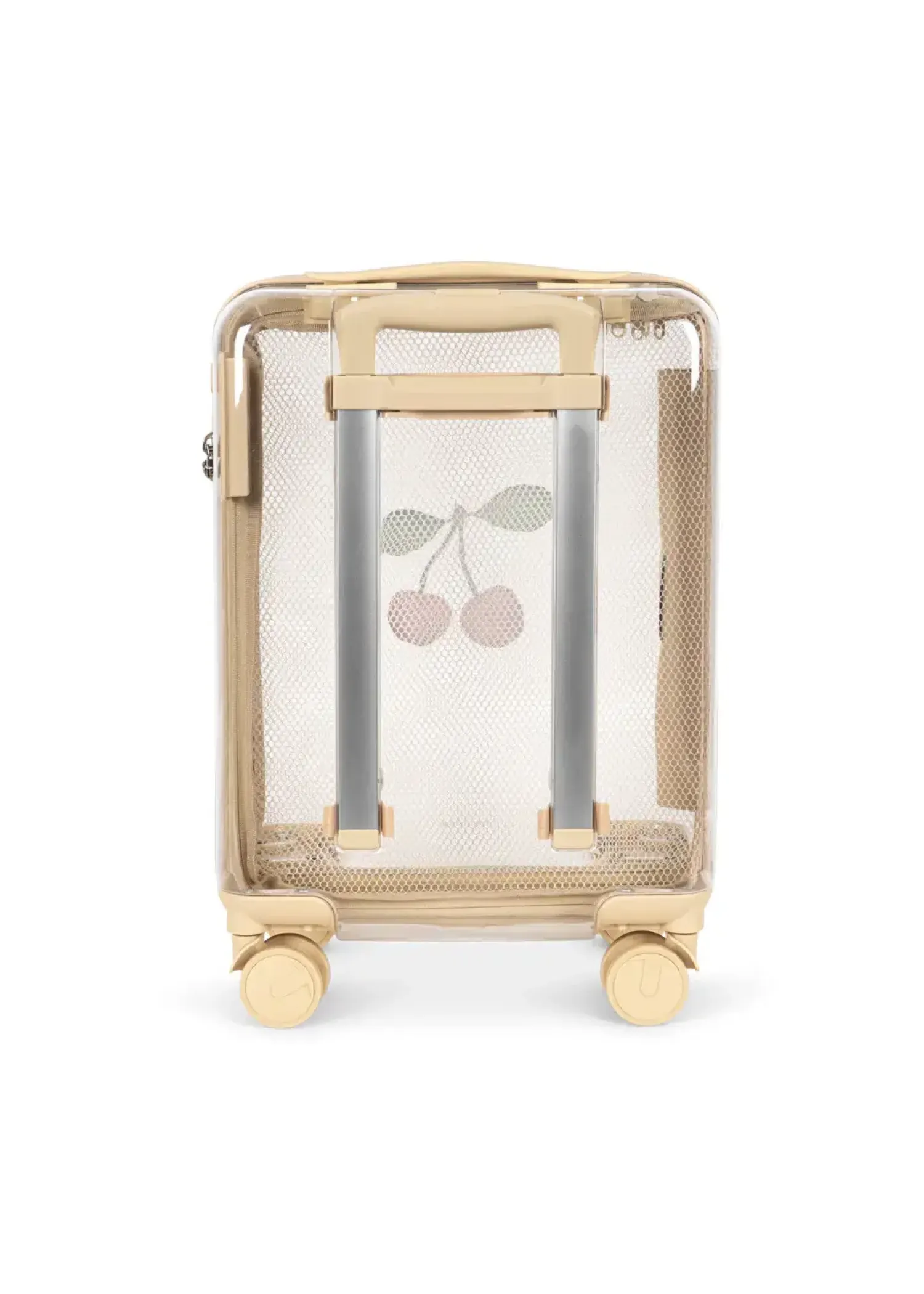 Plecaki I Torebki Dziecięce|Plecaki I Torebki Dziecięce | Konges slojd Walizka kabinowa na kółkach, przezroczysta 25L - cherry transparent