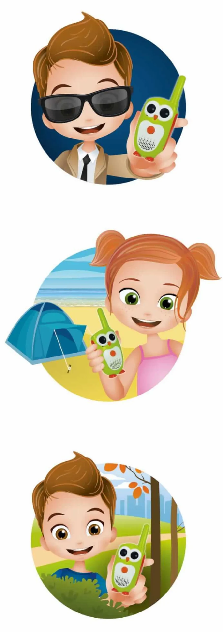 8 Lat+|Na Podwórko | Buki WALKIE-TALKIE JUNIOR zasięg 2 km