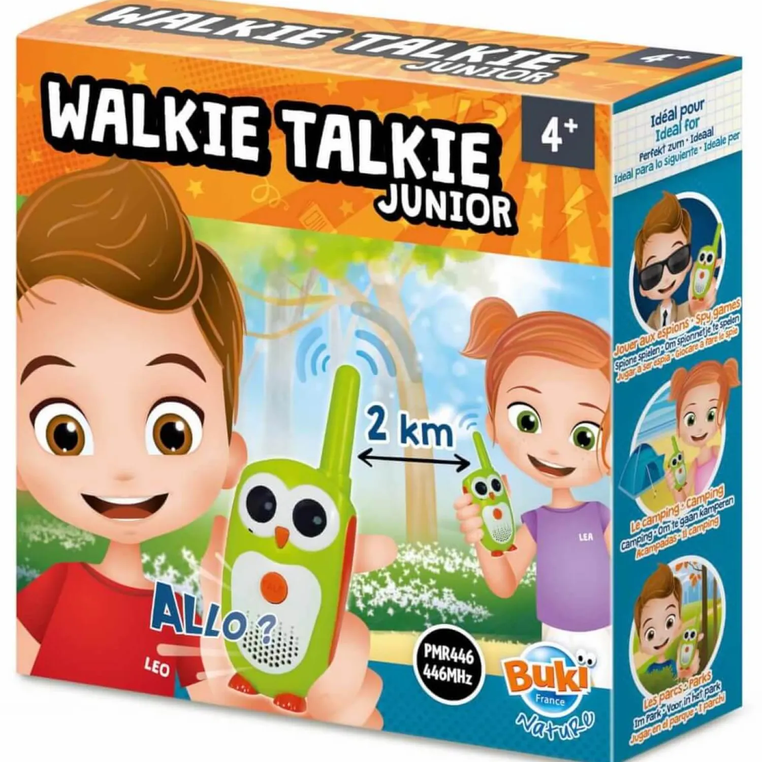 8 Lat+|Na Podwórko | Buki WALKIE-TALKIE JUNIOR zasięg 2 km